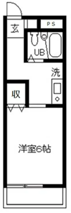 玉川ガーデンホームズ 2階階 間取り