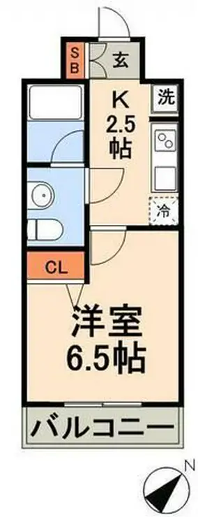 プレール・ドゥーク東京CANAL 8階階 間取り