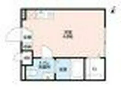 FERIO北赤羽(ワンルーム/3階)の間取り写真