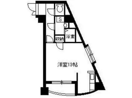 グレイス・ヒール(ワンルーム/3階)の間取り写真