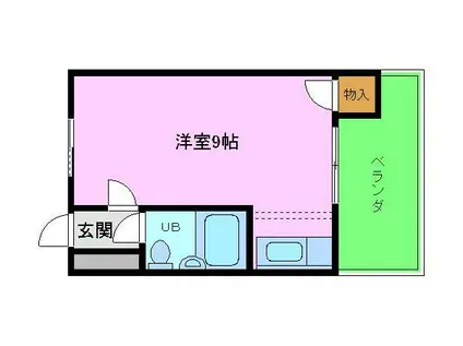 RIZEONE富田林レジデンス1(ワンルーム/3階)の間取り写真