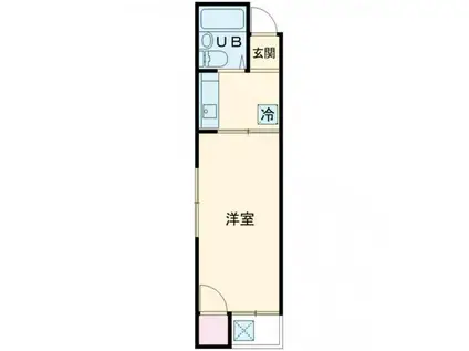 ロゼッタ南大門(1K/4階)の間取り写真