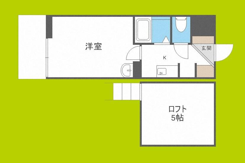 オーナーズ昭和町(1K/8階)の間取り写真