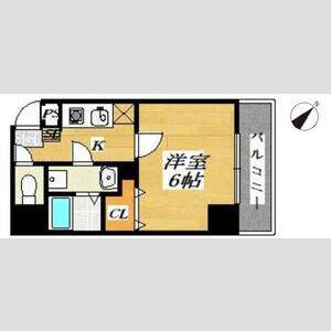 レクシア京橋(1K/3階)の間取り写真