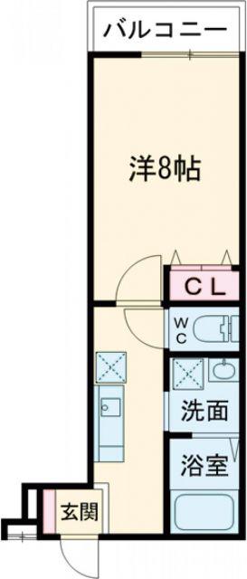 フジパレス萱島信和町I番館(1K/3階)の間取り写真