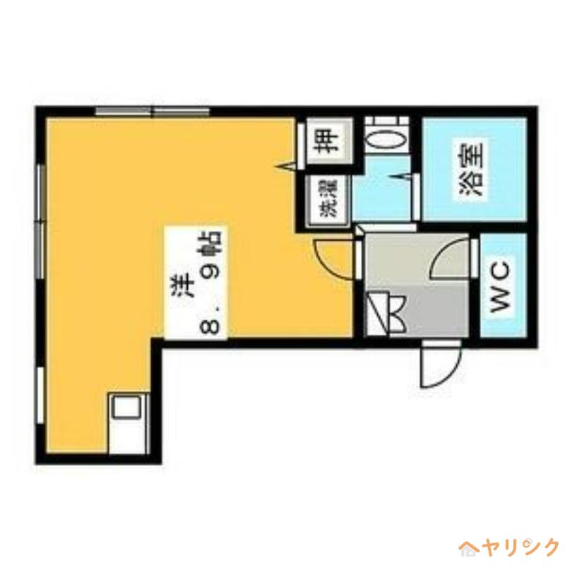 HONEY HOUSE(ワンルーム/3階)の間取り写真