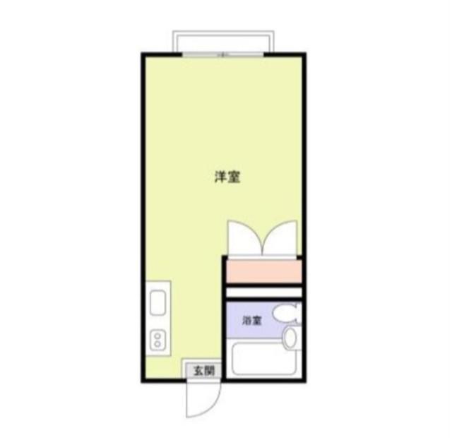 エステートピアウチダ(ワンルーム/1階)の間取り写真