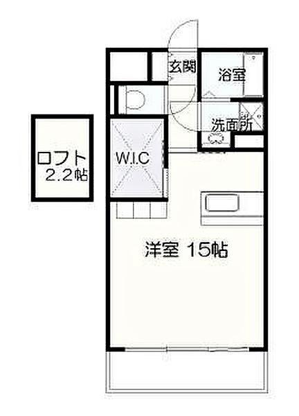 アムール大工町(ワンルーム/4階)の間取り写真