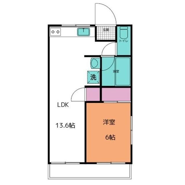 GRAN HOUSE(1LDK/1階)の間取り写真