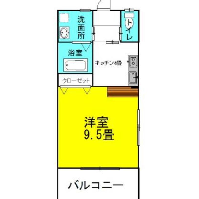ラフォンテ アネックス(ワンルーム/2階)の間取り写真