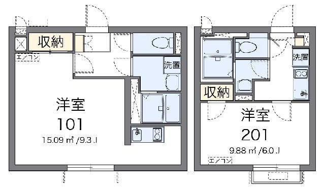 クレイノMASAO(1K/3階)の間取り写真