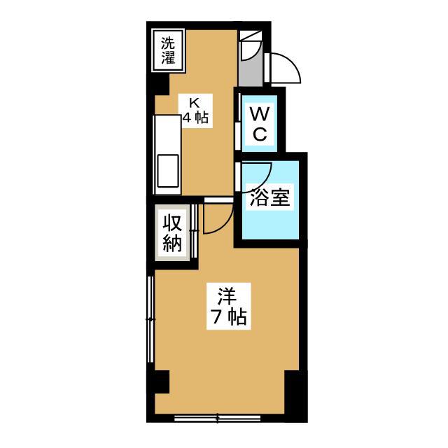 みわ鎌倉館(1K/3階)の間取り写真
