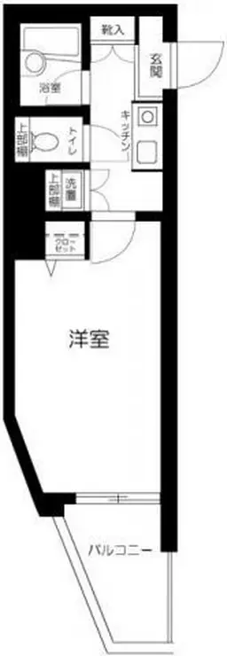 スカイコート文京白山 4階階 間取り