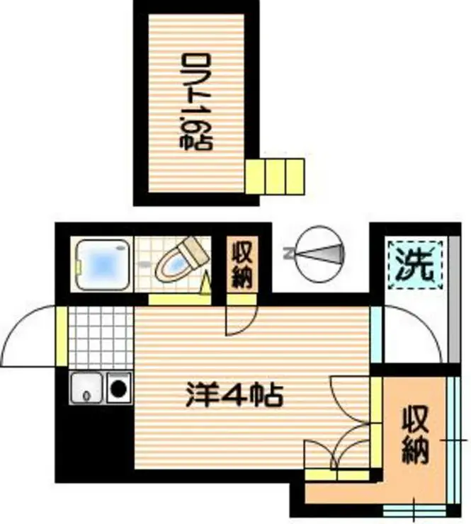 スカイハイム 2階階 間取り