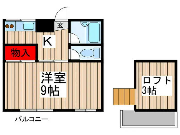 邦幸ハイツ 2階階 間取り