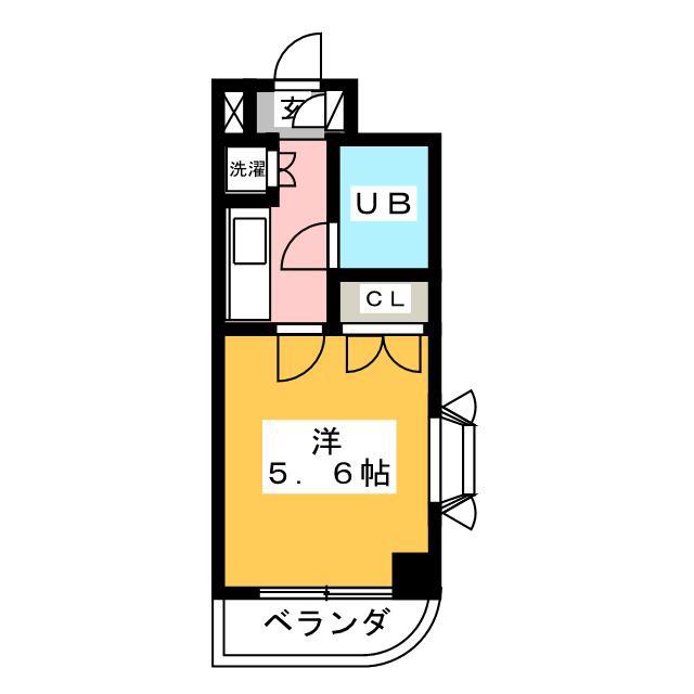 アルタヴィラドゥエ(1K/4階)の間取り写真