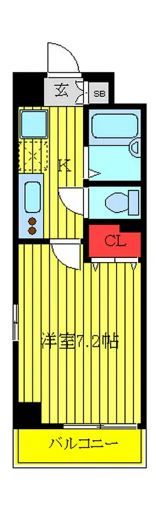 メゾン桐生 4階階 間取り