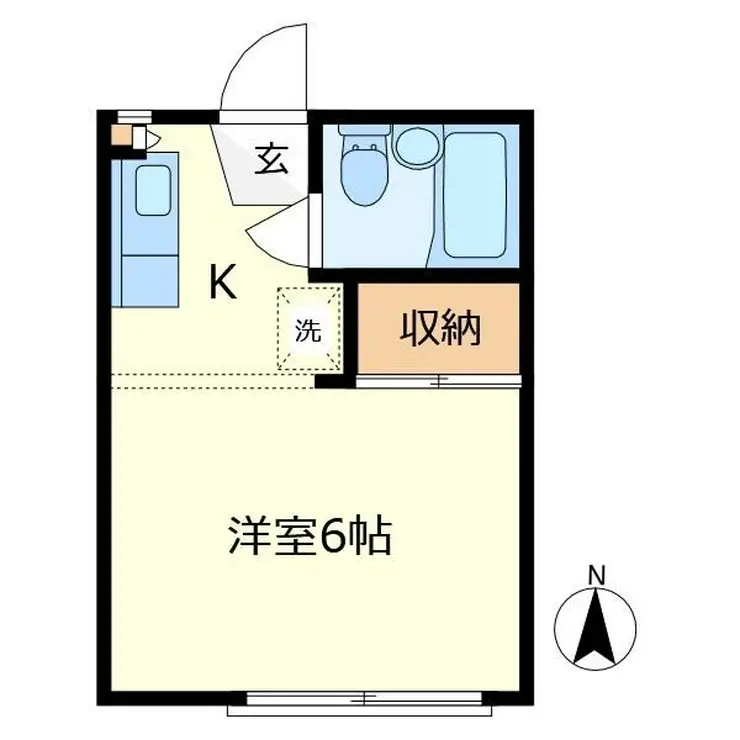 エクセレンス国立 2階階 間取り