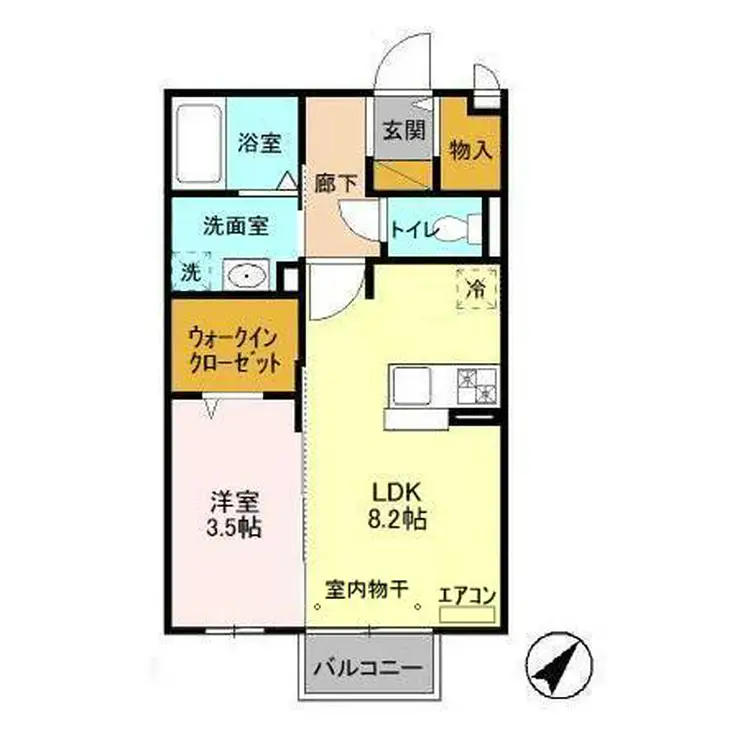 ラマージュおおたかの森 2階階 間取り