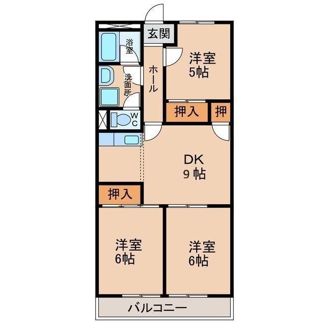 メゾンフリーダム S・SS(3LDK/1階)の間取り写真