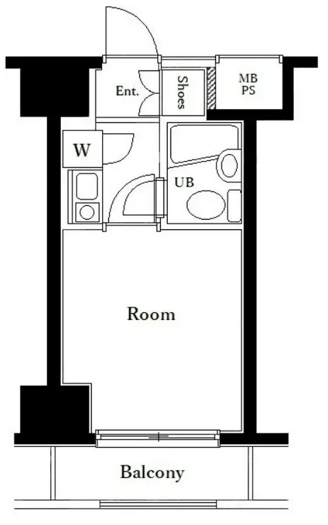 クリオ阪東橋壱番館 2階階 間取り