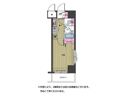 トーシンフェニックス日本橋三越前(1K/7階)の間取り写真