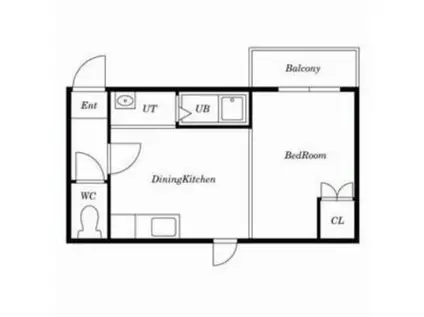 アローム南郷(1DK/3階)の間取り写真