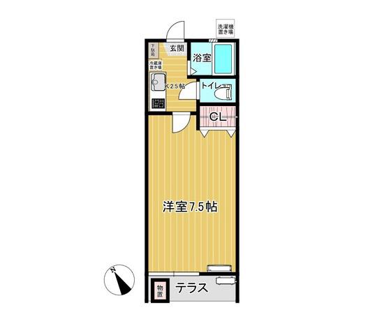 メゾネットK(1K/1階)の間取り写真