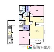 カノープス(2LDK/2階)の間取り写真