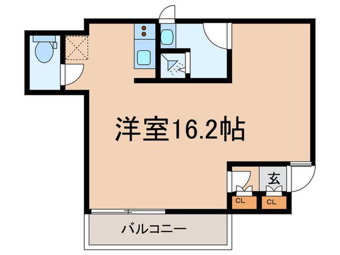 MEGURO POINT(ワンルーム/1階)の間取り写真