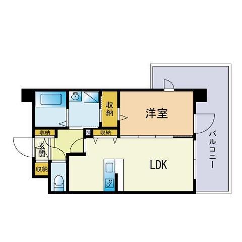 3710RESIDENCE(1LDK/6階)の間取り写真