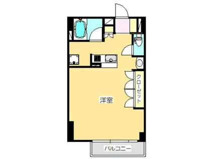 富士ヒルズ(ワンルーム/7階)の間取り写真