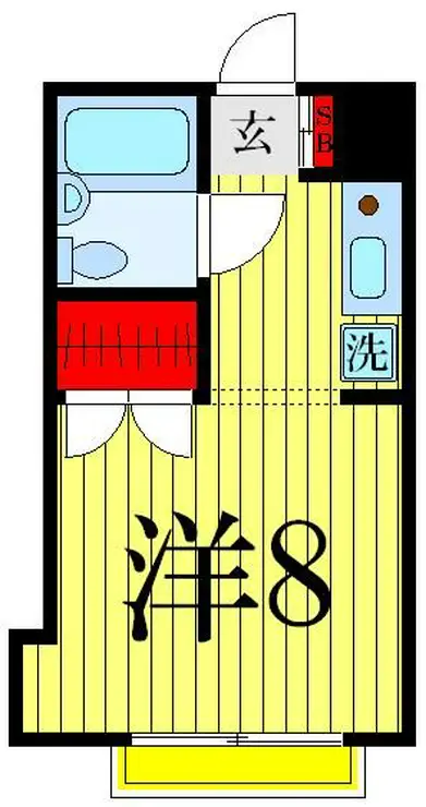 パークハイツ桜木 2階階 間取り