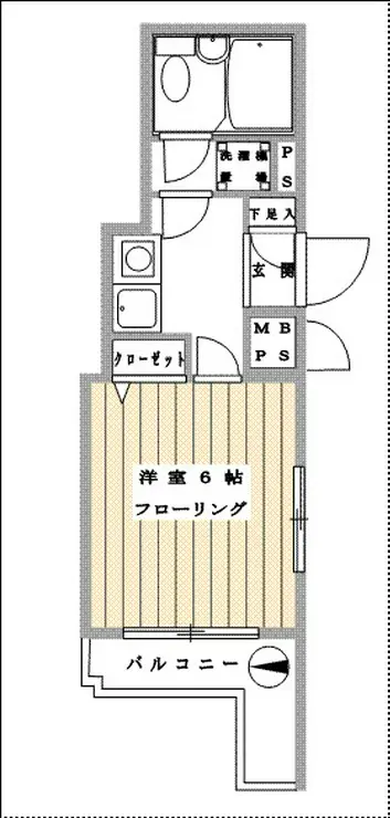 ライオンズマンション亀有第3 6階階 間取り