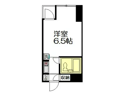 スカイコート田端(ワンルーム/9階)の間取り写真