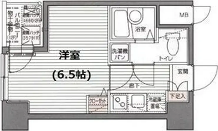 ガラ・シティ京橋 7階階 間取り