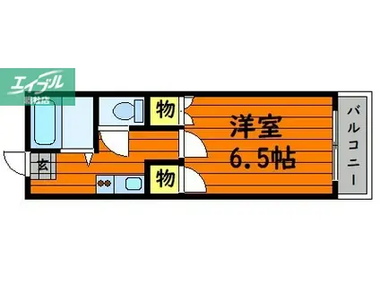 コーポ アンシャンテ I(1K/1階)の間取り写真