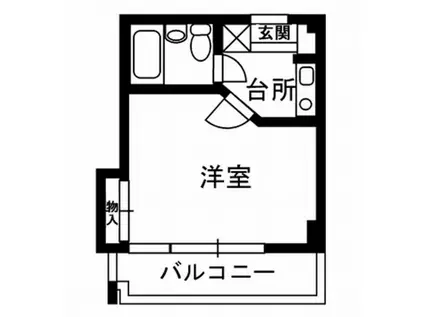 アネックス国領(1K/2階)の間取り写真