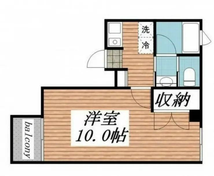 エクセル河原 4階階 間取り