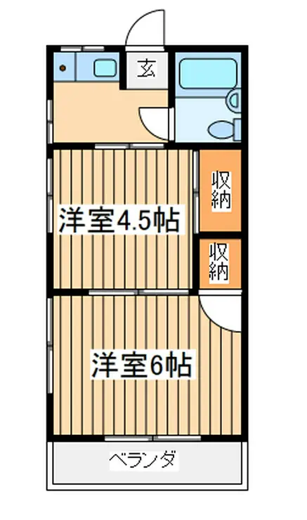 霞台ハウス 2階階 間取り