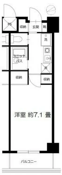 アーツ芝浦 11階階 間取り