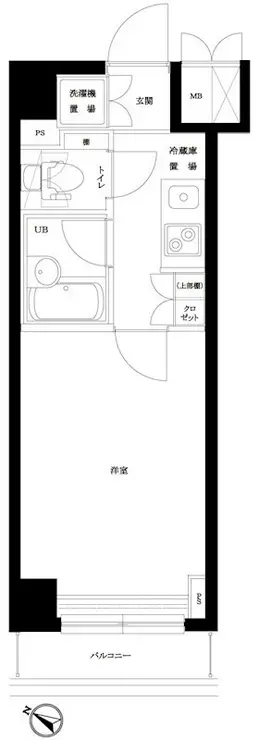 ルーブル方南町 4階階 間取り