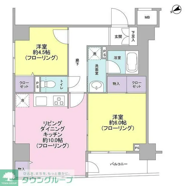 パートナーシップアパートメント 3階階 間取り