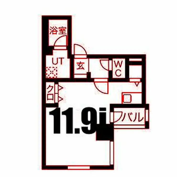 スパシエルクス横浜 7階階 間取り