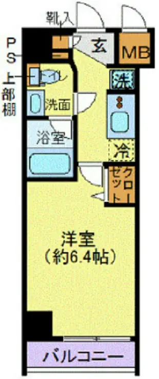 プレール・ドゥーク川崎 10階階 間取り