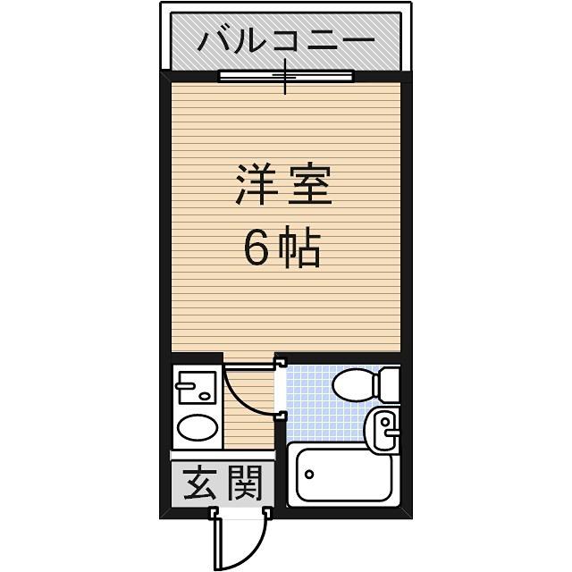 プレアール枚方公園(ワンルーム/4階)の間取り写真