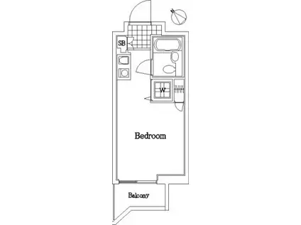 マイキャッスル渋谷JP(ワンルーム/11階)の間取り写真