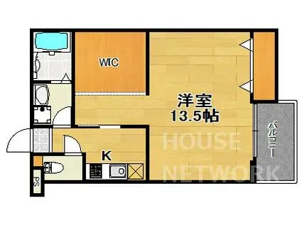 ザクセル(1K/3階)の間取り写真