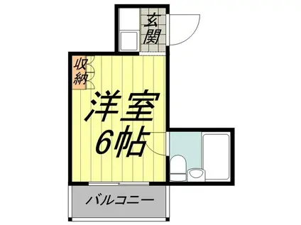 メゾン・ド・吉祥寺(ワンルーム/1階)の間取り写真