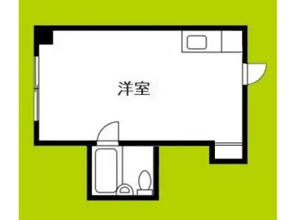 COCOメゾン西田辺(ワンルーム/1階)の間取り写真